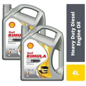 شل ريميولا R4 إكس 15W-40 – أداء ديزل فائق بحماية ثلاثية