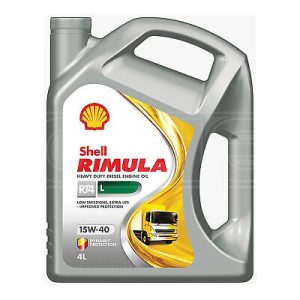 Shell Rimula® R4 X 15W‑40 – حماية ثلاثية لمحرّك الديزل